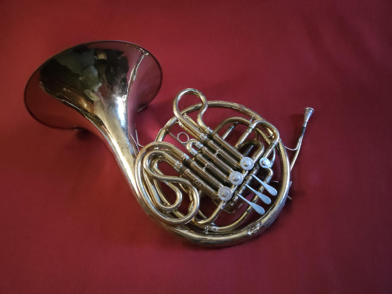 Photo of a French horn